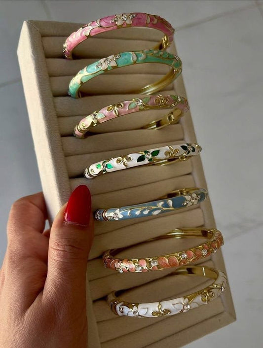 Chic Pastel Bangles – Stainless Steel Bangle