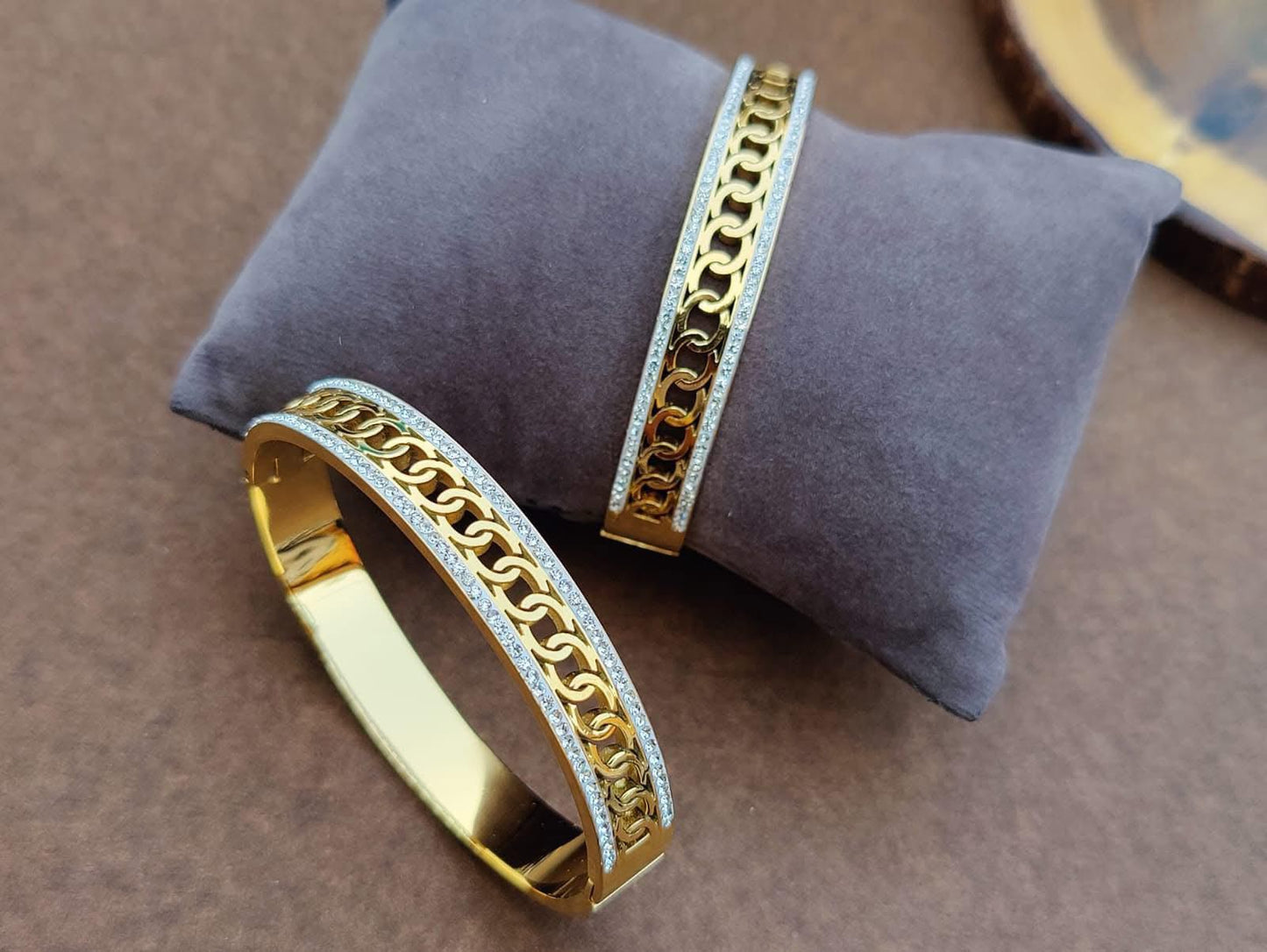 Crisscross Bangle Handcuff Bracelet – Premium Stainless Steel Bangle