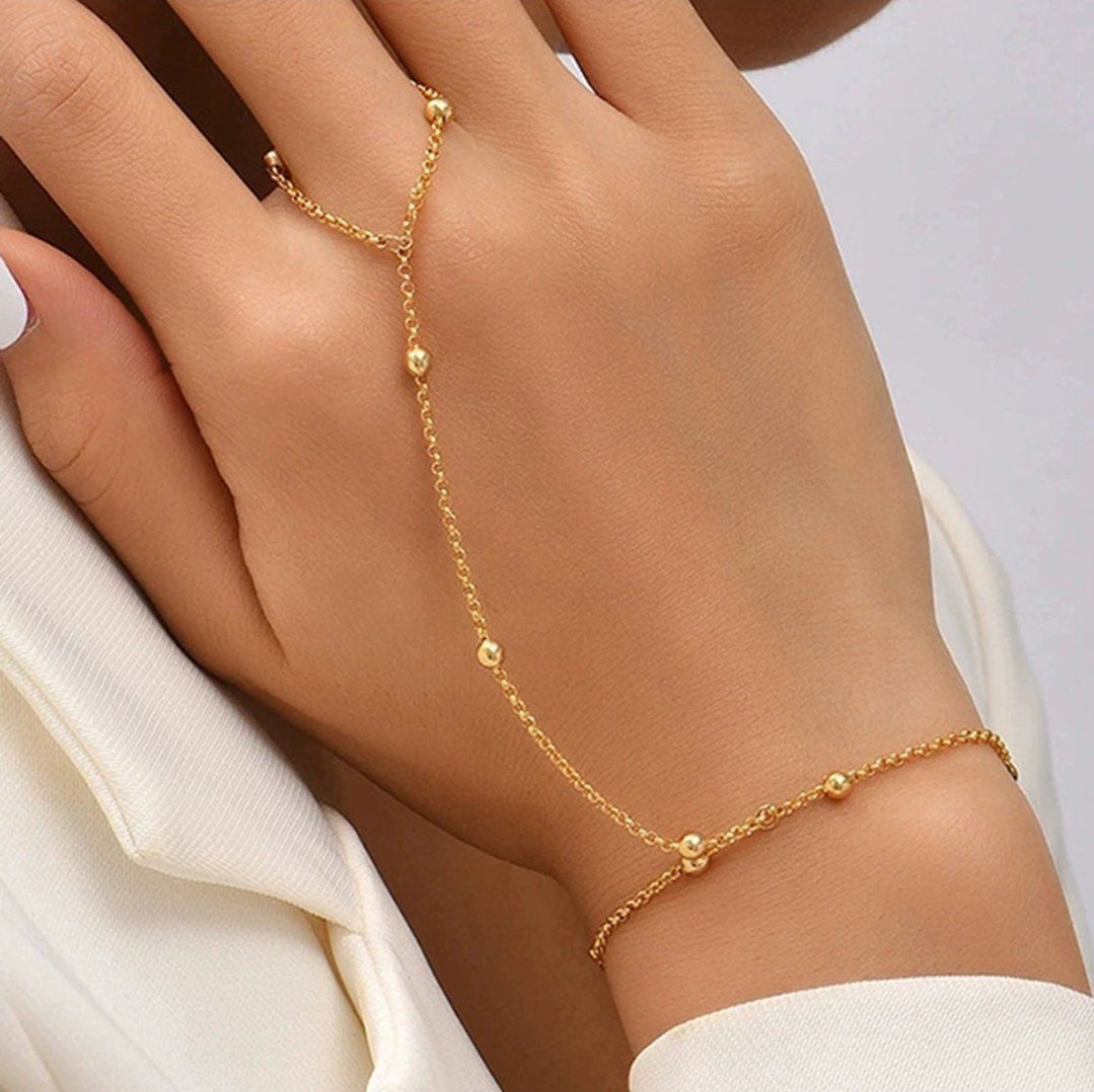 Minimal Hand Chain – Premium Stainless Steel Hand Jewelry