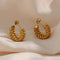 Braid Hoops – Premium Stainless Steel Earrings