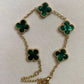 Emerald Clover Bracelet – Premium Stainless Steel Bracelet