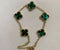 Emerald Clover Bracelet – Premium Stainless Steel Bracelet