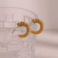 Snail Chunky Hoops – Premium Stainless Steel Earrings