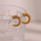 Snail Chunky Hoops – Premium Stainless Steel Earrings