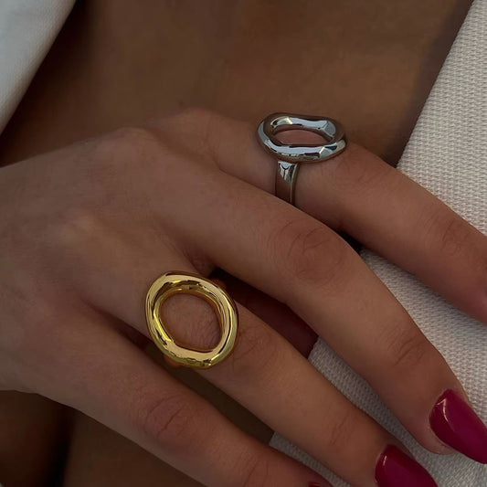 Irregular Dainty Ring – Premium Stainless Steel Ring