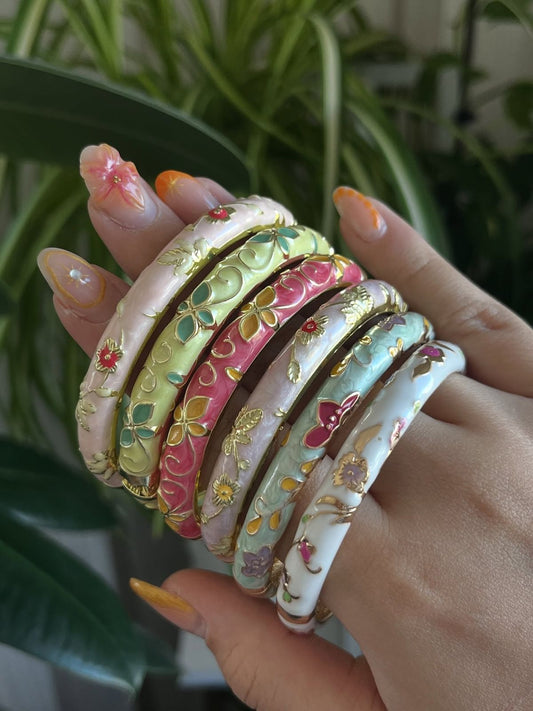 Chic Pastel Bangle – Stainless Steel Bracelet