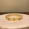 Solid Clover Lining Handcuff Bracelet – Premium Stainless Steel Bangle